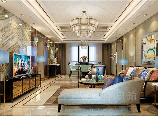 美女的逼逼被操的喷水世纪江尚三室两厅168平装修设计效果欣赏